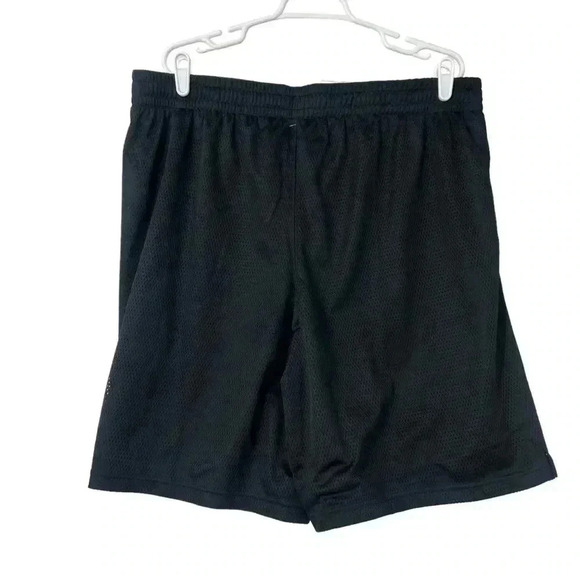DSG POCKETLESS MESH SHORTS MENS SIZE XXL PURE BLACK ATHLETIC DRAWSTRING ATHLETE - Picture 9 of 10